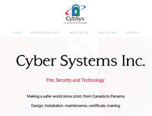 Tablet Screenshot of cyb-sys.com